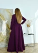 Женское праздничное платье макси 8657 Бордовый 58-60 - изображение 4
