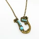 Кулон з латуні Michal Negrin у вигляді букви U з кристалами Swarovski - зображення 1