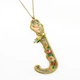 Кулон з латуні Michal Negrin у вигляді літери "J" з кристалами Swarovski - зображення 1