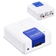 Конвертер перехідник Ugreen RCA — HDMI Перетворювач сигналу HDMI — AV White (YM1402) - зображення 2