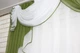 Кухонный ламбрекен VR-Textil № 093к с тюлью оливковый с белым 150х170 см (50-288) - изображение 4