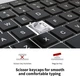 Комплект беспроводной клавиатуры и мыши с подсветкой Jelly Comb, 2,4G адаптером USB/Type-C для Mac OS, Windows и Android - изображение 7