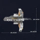Конструктор A-Toys NO.782 "Lagrange Зоряні війни Космічний корабель" складається з 906 деталей. - зображення 2