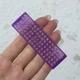 Щетка-сметка для ногтей "ушки квадратная " (Фиолетовая) - изображение 3
