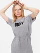 Плаття-футболка міді літнє жіноче DKNY DKNYP1BD7EGQ-V5L M Сіре (794278903520) - зображення 4