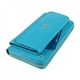 Английский женский кожаный кошелек Ashwood J54 BLUE ATOLL (Синий) - изображение 8