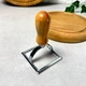 Форма для вырубки теста с деревянной ручкой Квадрат - изображение 4