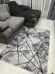 Ковер с прорезиненой основой Soft 0.8х1.5 м. Серый 2030 gray - изображение 3