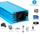 Инвертор преобразователь FOVAL 2600 W 12V-220 (Чистая синусоида, 2600 Вт), синий, 2600 Ватт, чистый синус - изображение 5