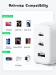 Зарядний пристрій Ugreen 65W (2xType-C+USB QC3.0) Fast Charger - зображення 2