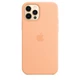 Чехол силиконовый Nskins Premium (AAA) Silicone Case with MagSafe для Apple iPhone 12 Pro Max (6.7") Cantaloupe - изображение 1