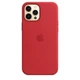 Чехол силиконовый Wave Premium AAA Silicone Case with MagSafe для Apple iPhone 12 Pro Max Product Red - изображение 1
