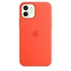 Чехол силиконовый Nskins Premium (AAA) Silicone Case with MagSafe для Apple iPhone 12 /12 Pro (6.1") Electric Orange - изображение 1