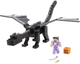 Фігурка Ендер Дракона та Стіва Mattel Minecraft Ultimativer Enderdrache (50 см) mit Steve Figur (SIOC) (0194735077366) - зображення 5