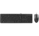 Комплект (клавіатура, мишка) A4-Tech KK-3330 Black USB - изображение 3