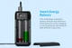 Power Bank Case Xtar PB2SL Black, 2x18650-21700, USB-C QC+PD, LCD, Box - изображение 12