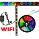 Світлодіодна стрічка SMD 5050 RGB LED 5 м IP65 з bluetooth контролем. підключення 220V - изображение 4