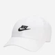 Кепка Nike Club Cap U Cb Fut Wsh L FB5368-100 L-XL Белый/Черный (0196606810874) - изображение 1