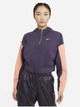 Bluza damska z kapturem krótka Nike Clsh Hoodie Mix CZ8164-573 2XL Fioletowa (194502733617) - obraz 1