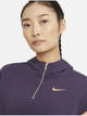 Bluza damska z kapturem krótka Nike Clsh Hoodie Mix CZ8164-573 2XL Fioletowa (194502733617) - obraz 3