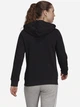 Толстовка на молнии с капюшоном на флисе женская Adidas W 3S Fl Fz Hd GM5567 L/S Черная (4065429756316) - изображение 2
