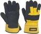 Перчатки универсальные DeWalt размер L/9, с кожаной ладонью и пальцами (DPG41L) - изображение 1