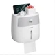 Держатель туалетной бумаги Ecoco настенный с полкой для телефона - White Grey Ecoco ECOCO-W/G белый|серый - изображение 1