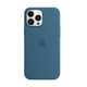 Чехол противоударный силиконовый OEM+ Premium Silicone Case with MagSafe для Apple iPhone 13 Pro Max (6.7") Blue Jay (MM2Q3) - изображение 1