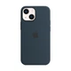 Чехол противоударный силиконовый OEMG Guard Shockproof Silicone Case with MagSafe для Apple iPhone 13 (6.1") Abyss Blue (MM2T3ZE/A) - изображение 1
