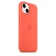 Чехол силиконовый OEM Silicone Case with MagSafe для Apple iPhone 13 Nectarine + Подарок защитное стекло Pixel для Apple iPhone - изображение 4
