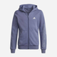 Młodzieżowa bluza rozpinana z kapturem dla chłopca Adidas G Lin Fz Hd GS4277 170 cm Niebieska (4064057800552) - obraz 1