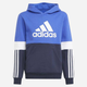 Дитяче худі на флісі для хлопчика Adidas B Cb Fl Hd HA6318 116 см Синє (4064054518559) - зображення 1