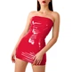 Сексуальное виниловое платье Art of Sex - Jaklin, размер L-2XL, красный ( SO7508 ) - изображение 1