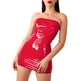 Сексуальное виниловое платье Art of Sex - Jaklin, размер XS-M, красный ( SO7507 ) - изображение 1