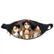 Поясная сумка бананка манга Атака титанов Attack on Titan (GBAT 01) Gear Bag черная - изображение 1