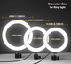 Кольцо LED YINGNUOST для блогеров 20 см Black - изображение 5