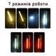 Светодиодный фонарик аккумуляторный WL-08-XPE+COB (белый+желтый+красный), power bank на магните и крючке Brown - изображение 3