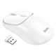 Бездротова миша HOCO GM25 Royal dual-mode business BT3.0+5.2 2.4G 800/1200/1600DPI для ПК Планшета Смартфона White - изображение 1