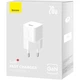 Зарядне мережеве Baseus mini (CCGN050102) GaN5 Type-C 20W EU швидка зарядка для телефону Білий - изображение 2