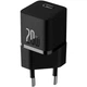 Зарядне мережеве Baseus mini (CCGN050101) GaN5 Type-C 20W EU швидка зарядка для телефону Чорний - изображение 4