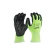Защитные перчатки Milwaukee Hi-Vis Cut размер XL/10, 12 пар (4932492916) - изображение 2