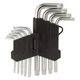 Ключ Sigma набор TORX 9шт T10-T50 CrV, короткие с отверстием (4022211) - изображение 5