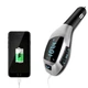 Автомобильный bluetooth fm модулятор X5 ВТ для автомагнитолы, mp3 / фм трансмиттер с дисплеем, серебряный - изображение 9