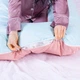 Подушка MirSon для беременных и отдыха Eco Line 8016 U-образная Dusty Rose (2200006178415) - изображение 8