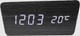 Цифровые часы настольные VST-862(6) с датчиком температуры, белий LED дисплей, Дата, Будильник - изображение 2