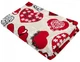 Плед Прованс Сердца LOVE Вязаный 90х130 см (4823093454774) - изображение 1