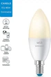 Лампа розумна WiZ E14, 4.9W, 40W 470Lm, C37, 2700K, Wi-Fi (929002448502) - зображення 7