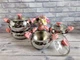 Набор посуды O.M.S. Collection 1028 Pink 22 предмета - изображение 2