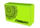 Блок для йоги EasyFit EVA с рисунком салатовый - изображение 1