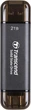 Dysk SSD Transcend ESD310S 2TB USB Type-A/USB Type-C 3D NAND Silver (TS2TESD310S) Zewnętrzny - obraz 1